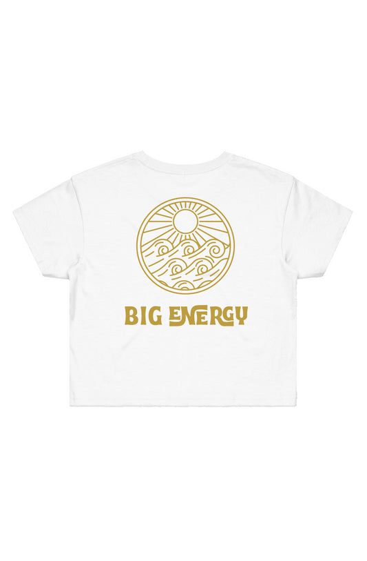 BE Original Street Crop T-Shirt - Bold Big Energy Logo