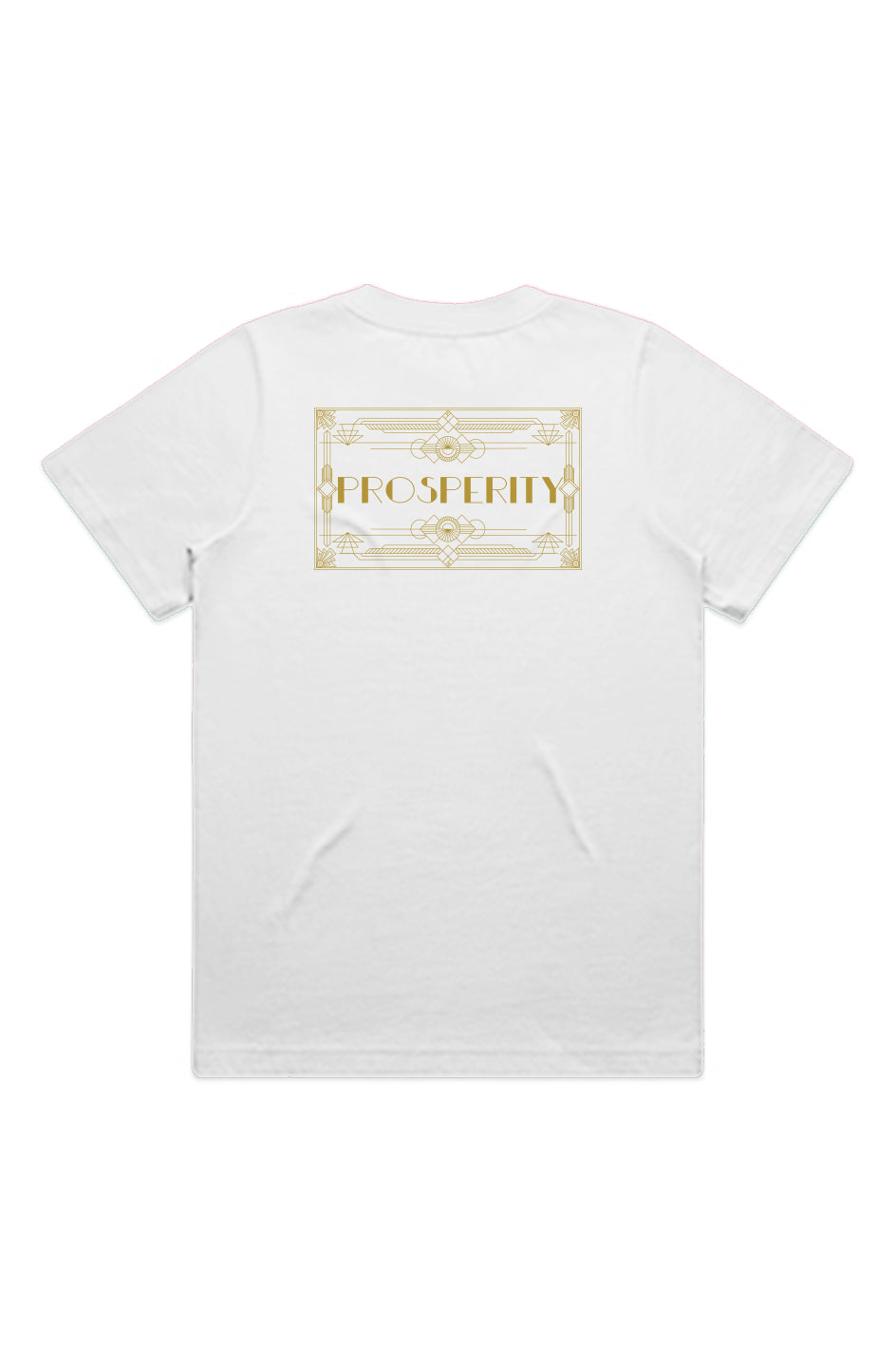 BE Prosperity T-Shirt - Art Deco Design & Empowering Message