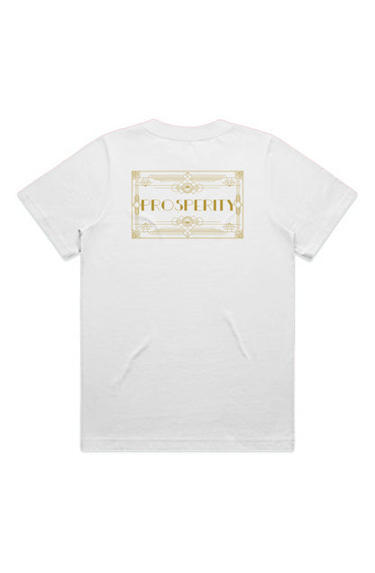 BE Prosperity T-Shirt - Art Deco Design & Empowering Message