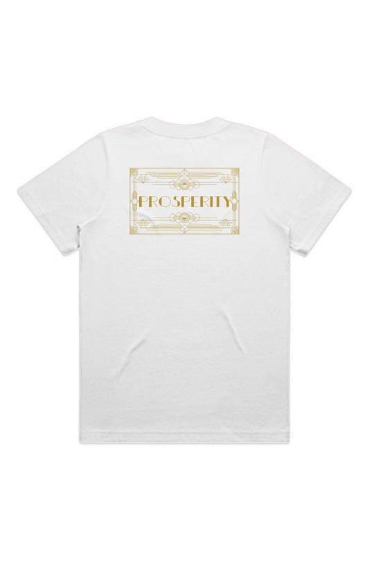 BE Prosperity T-Shirt - Art Deco Design & Empowering Message