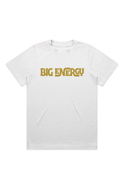 BIG BIG Energy Boxy Fit T-Shirt - Bold Branding & Premium Comfort